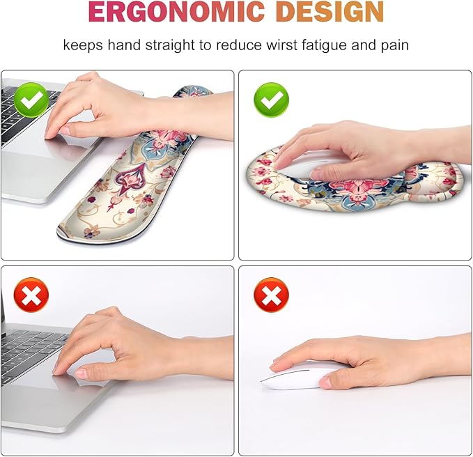 Gaming Mouse Pad, Large Desk Mat, Cute Desk Pad Protector, 4in1 XXL Mousepad + - Image 3