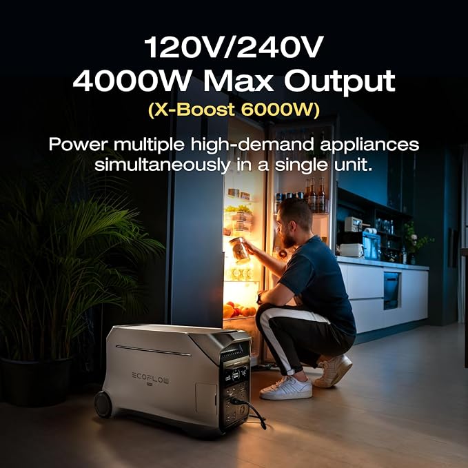 EF ECOFLOW DELTA Pro 3 Portable Power Station, 4096Wh LFP Battery, Expandable - Image 2