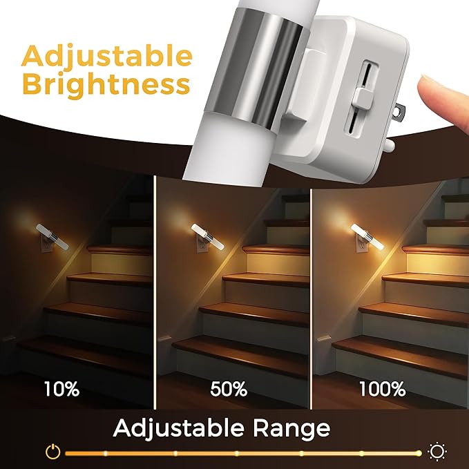 L LOHAS LED Night Light, 2 Pack Night Lights Plug into Wall, 3000K Soft White - Image 2