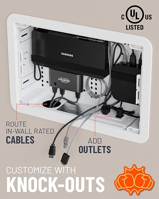 ECHOGEAR 9" in-Wall TV Media Box - Image 4
