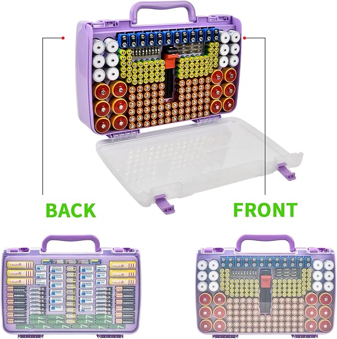Aptbyte Battery Organizer Storage Holder Box Case - Image 2