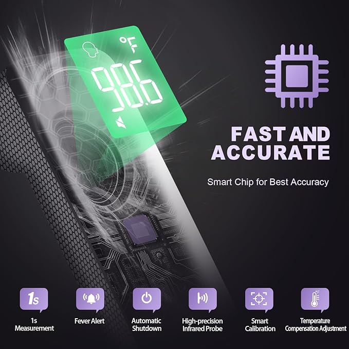 No-Touch Thermometer for Adults and Kids, Digital Accurate Baby Thermometer - Image 4