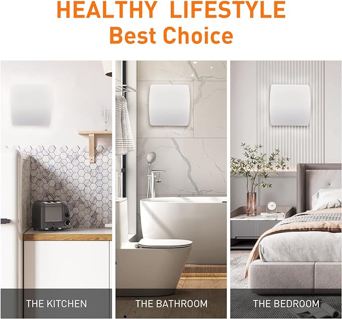 Hehou Bathroom Exhaust Fan for Wall and Super Quiet 4 In Window Exhaust Fan - Image 5