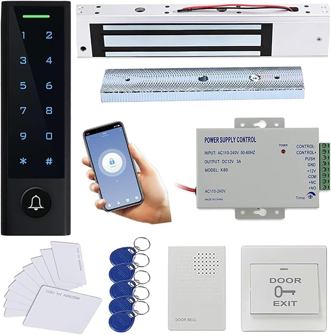 MENGQI-CONTROL WiFi Remote Manage IP66 Watreproof Access Control Keypad 600lbs by MENGQI-CONTROL