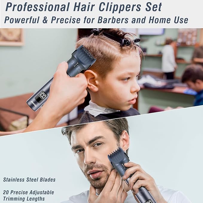 Beard Trimmer and Clippers Set for Men - Image 8