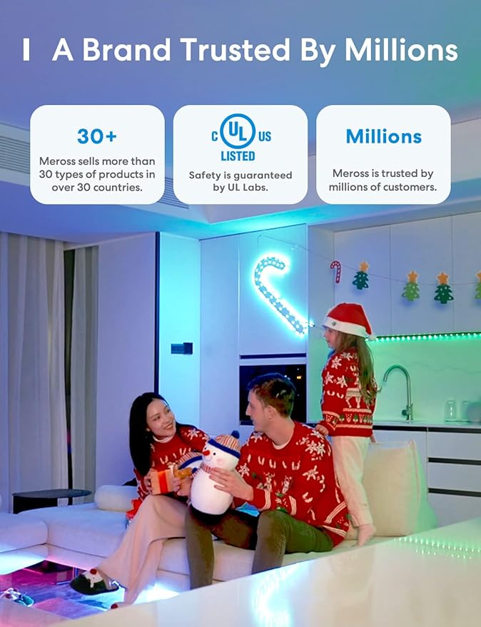 meross Smart LED Light Bulb, Smart WiFi LED Bulbs Compatible - Image 9