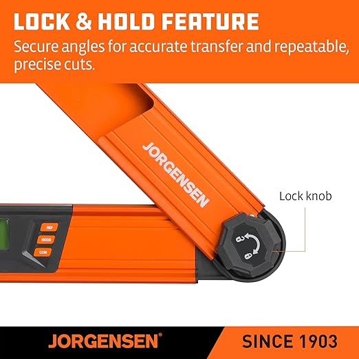 JORGENSEN Digital Angle Finder, Protractor Digital Level - Image 5