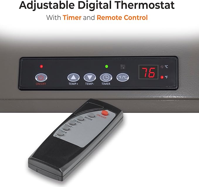 Comfort Zone 10, 000W Hard-Wired Garage Heater – Industrial & Commercial - Image 2