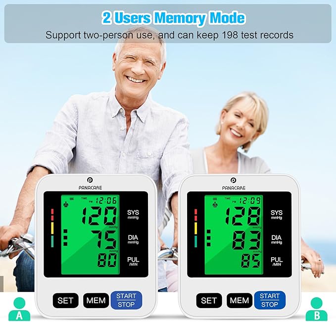 Panacare Blood Pressure Machine, Automatic Upper Arm Blood Pressure Monitor - Image 5