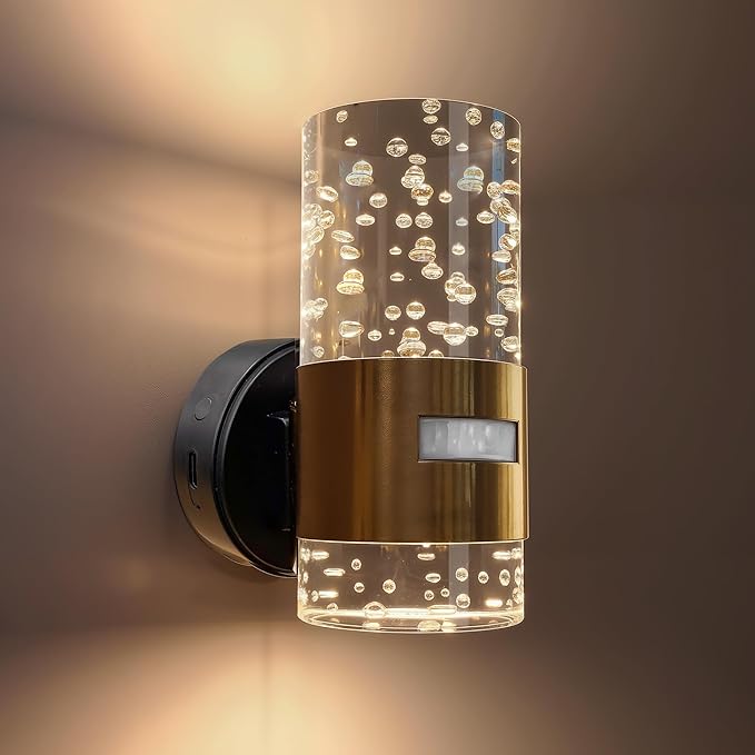 L LOHAS LED Motion Sensor Night Light, Wireless Rechargeable Wall Mounted by LLOHASLED