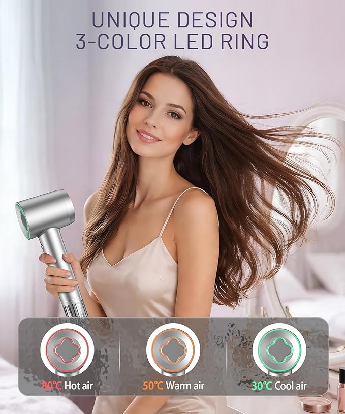 Cosy Companions High-Speed Ionic Hair Dryer, 150000 RPM Brushless Motor - Image 4