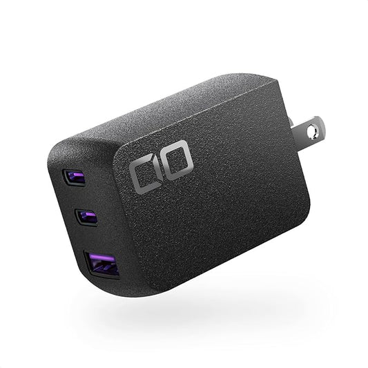 CIO 65W USB C Charger Block, Max 67W GaN Fast Charging Brick w/Dual Type-C by CIO