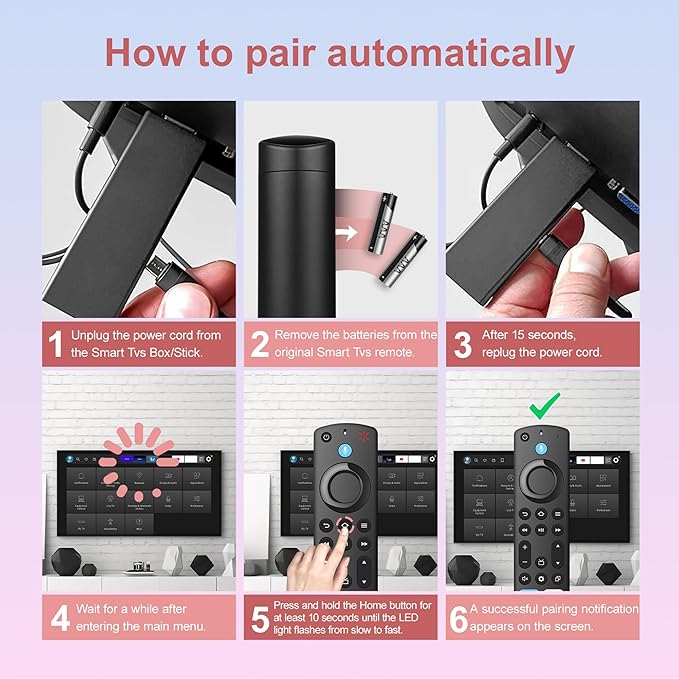 Replacement Remote for All FireSeries, Remote for TV Stick, TV Cube, Remote for - Image 4