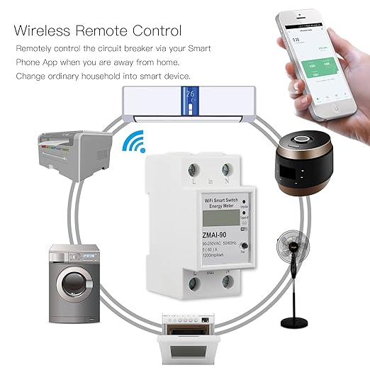 WiFi Smart Energy Monitor Switch Meter, Compatible - Image 8