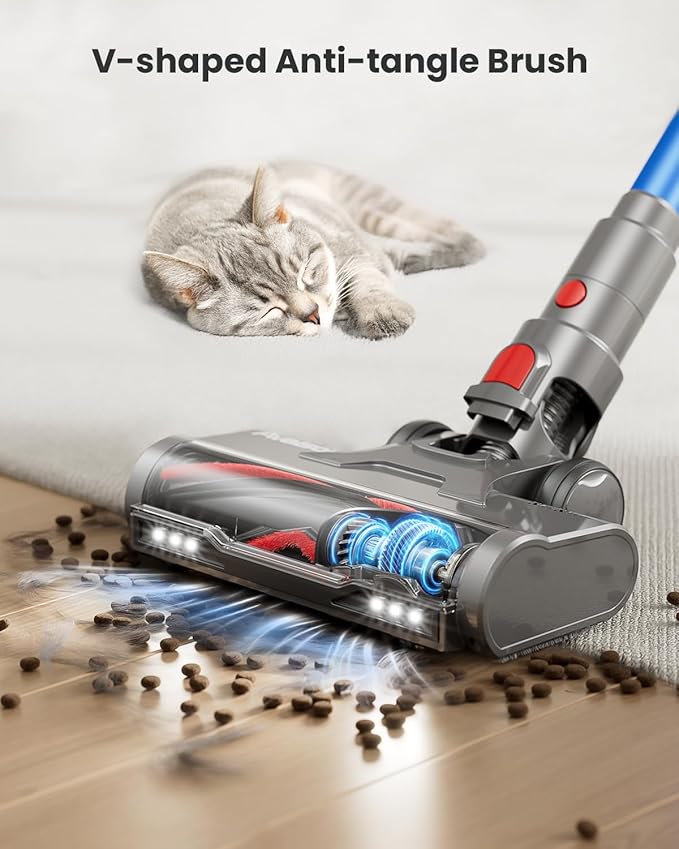 Cordless Vacuum Cleaner, 55KPa 650W 70Mins Vacuum Cleaner - Image 4