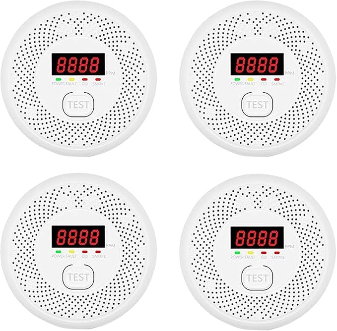 High Definition Color Screen Detector LCD Powered by Carbon Monoxide Detector by Vzmcov