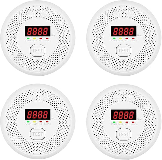 High Definition Color Screen Detector LCD Powered by Carbon Monoxide Detector by Vzmcov