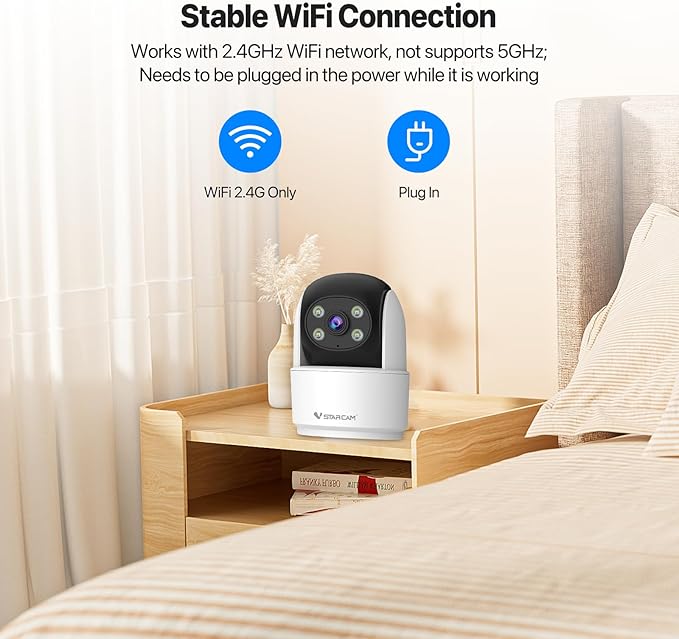 VSTARCAM 3MP Indoor Security Camera, 2.4G WiFi Cameras - Image 6