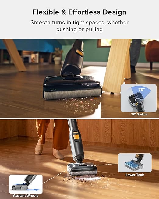 roborock F25 BX Wet Dry Vacuum Cleaner, Cordless Vacuum Mop All in One - Image 6