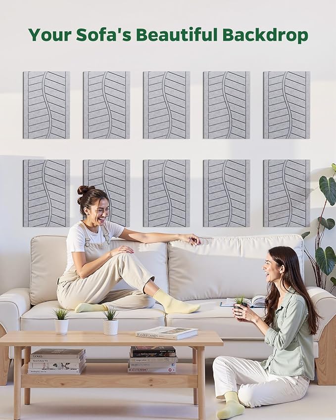 Topnaca 6 Pack Acoustic Panels Sound Absorbing - Image 6