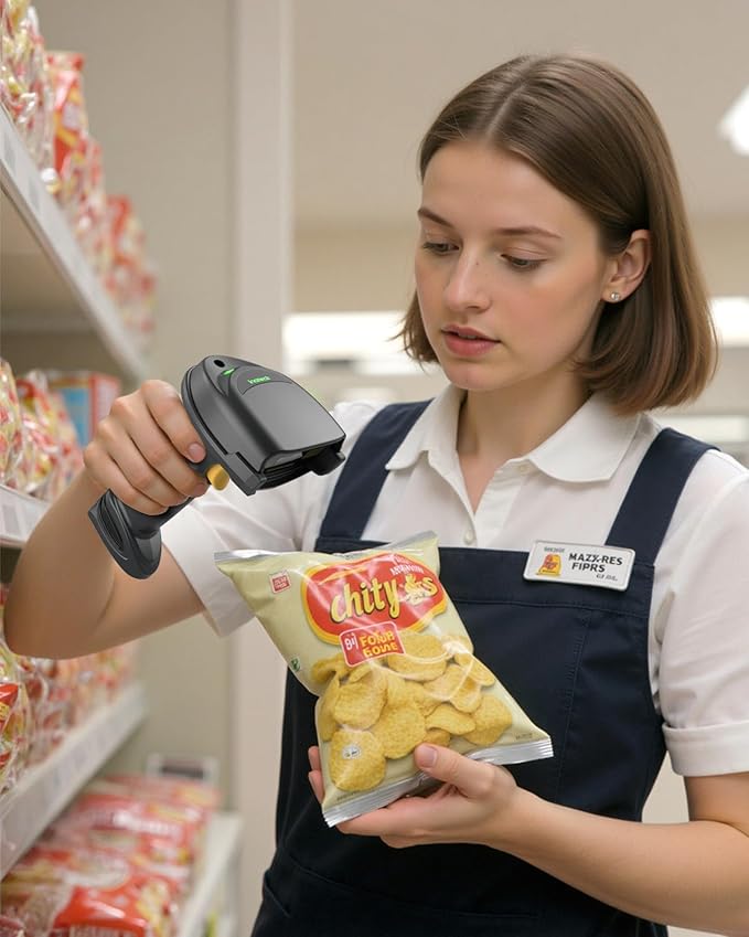 Inateck Wireless Barcode Scanner, 1D/2D QR Code Scanner - Image 7