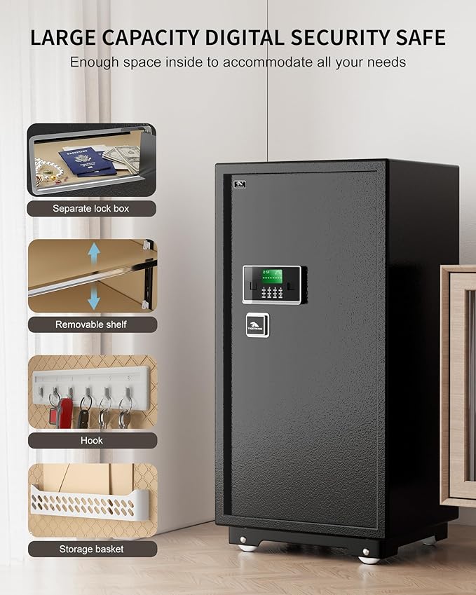 【US STOCK】TIGERKING 11.5 Cubic Feet Extra Large Heavy Duty Safe Box, Home Safe - Image 6