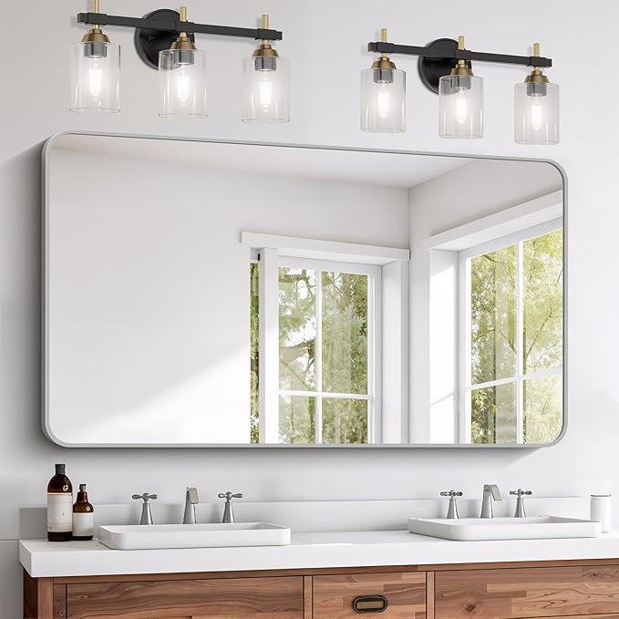 FORBATH 55x36 Inch Silver Bathroom Mirror by FORBATH