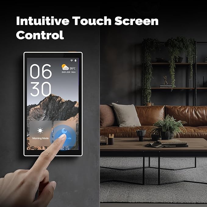 MOES Smart Home Touchscreen Control, In-wall Smart Panel - Image 2