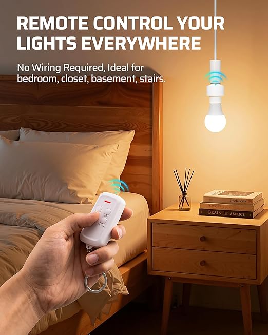 DEWENWILS Remote Control Light Socket - Image 2