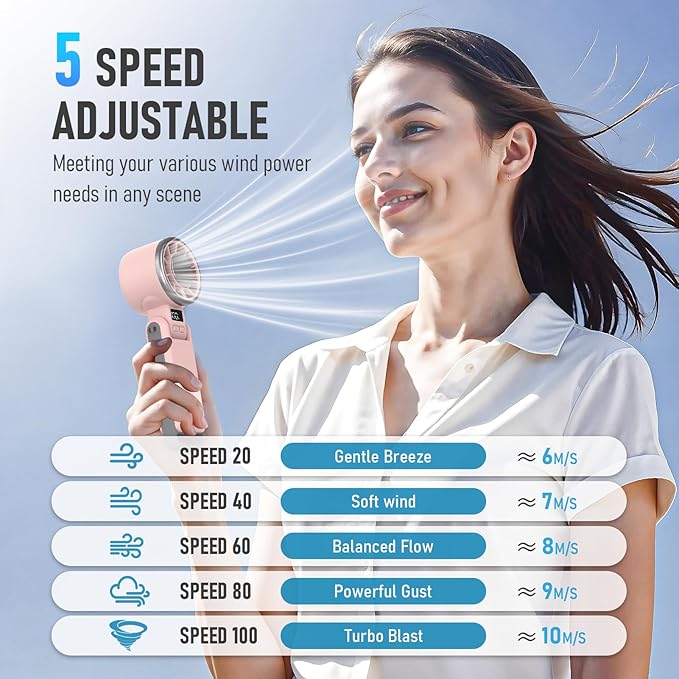 PlayHot Portable Handheld Turbo Fan - Image 3