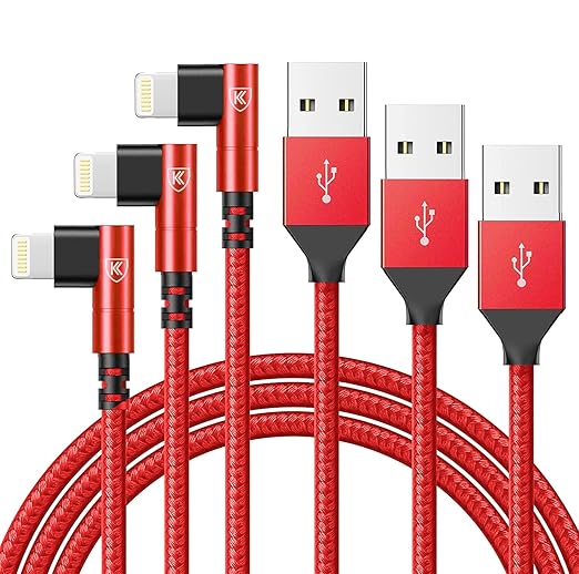 10ft iPhone Charger Cable, Long Lightning Cable Fast Charging Cord Compatible by KIYODA