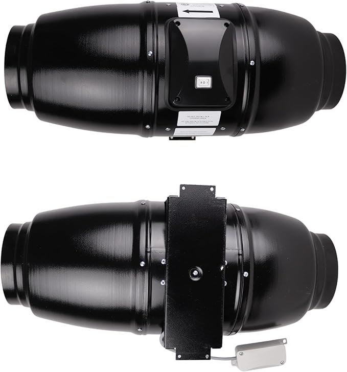 VENTS-US TT Silent M 150-6" Inline Mixed Flow 6” Duct Fan Includes Double-speed - Image 2