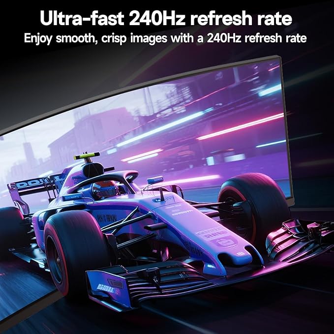 KOORUI 34 Inch 240Hz Ultrawide Curved Gaming Monitor 3440x1440P, 21:9 Display - Image 3