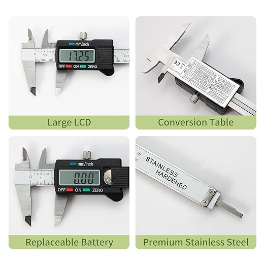 SCITOOLS Digital Caliper 0-6" Measuring Tool - Image 7