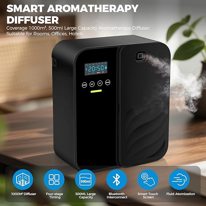 Hotel Scent Diffuser, House Scent Machine, 5000 Sq.Ft of Coverage, 500ml Large - Image 3
