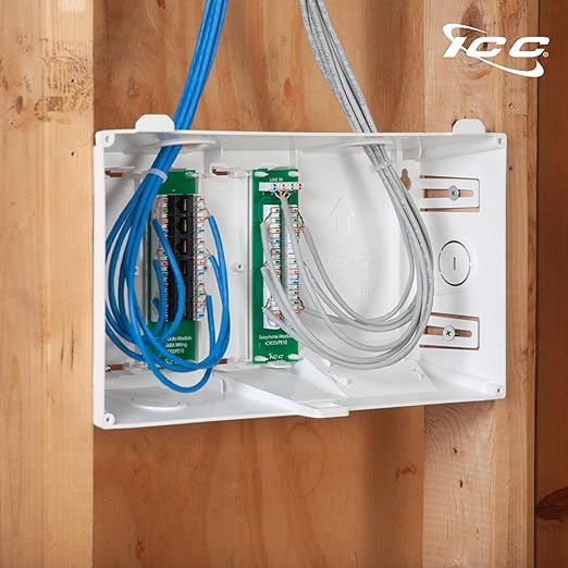 ICC 8” Plastic Structured Wiring Enclosure - Image 8