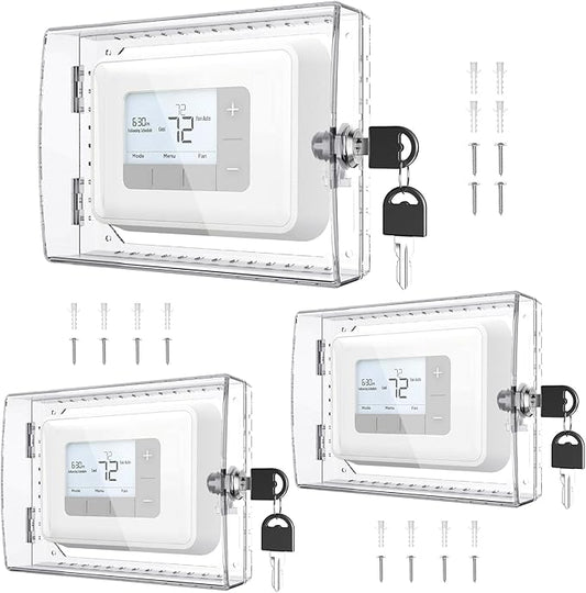 AUURIO 3 PCS Upgraded Thermostat Lock Box by Smallbrandbigimpact%E2%80%94makingeverydaylifesurprisinglybetter