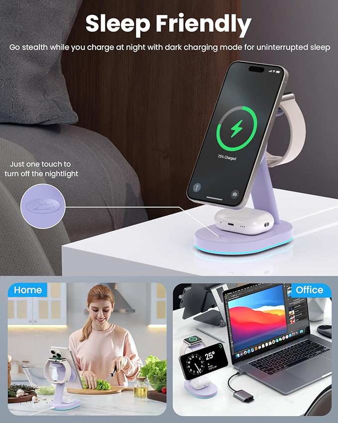3 in 1 Wireless Charger Charging Station - Image 6