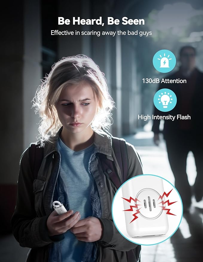 TECKNET Rechargeable Personal Safety Alarm - Image 2