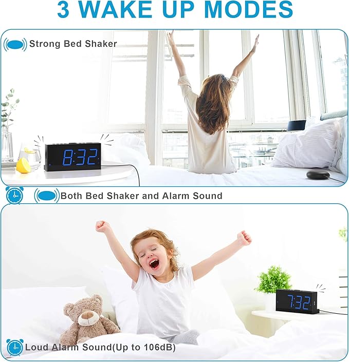 Extra Loud Dual Alarm Clock - Image 3
