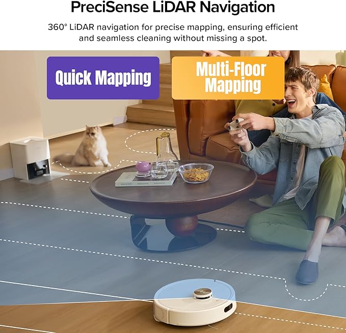 roborock Q7 M5+ Robot Vacuum and Mop, Upgraded from Q5 Max+, 10000Pa Suction - Image 6