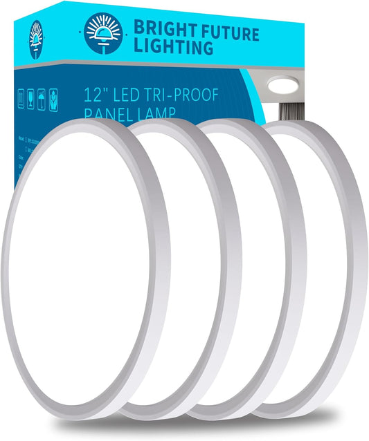 4pack 12 Inch Flush Mount Ceiling Light, 24w Led Ceiling Light,