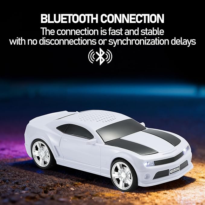 WSTER Classic Sports Car Model Bluetooth Speaker, Portable Wireless Outdoor - Image 3