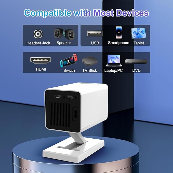 Mini Projector｜Portable Projector 1080P/4K Support｜Smart Projector - Image 8