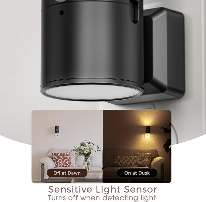 Briignite Motion Sensor Night Light, Motion Activated Plug in Night Lights - Image 4