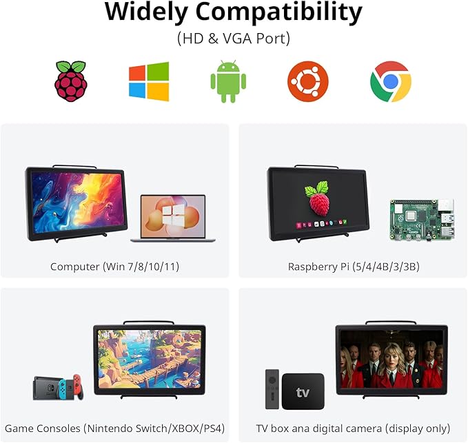 ELECROW 10.1 Inch Portable Monitor - Image 3