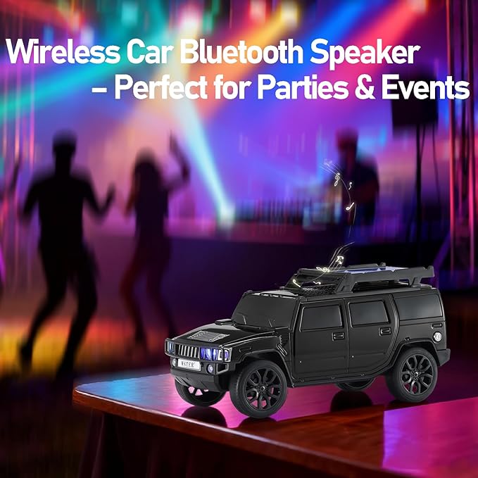 WSTER Solar Off-Road Car Bluetooth Speaker – HD Stereo Sound - Image 5