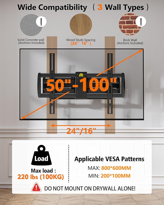 FORGING MOUNT Heavy Duty TV Wall Mount - Image 4