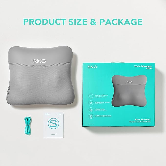 SKG Cordless Back Massager for Pain Relief Deep Tissue 4D Back and Neck Massager - Image 5