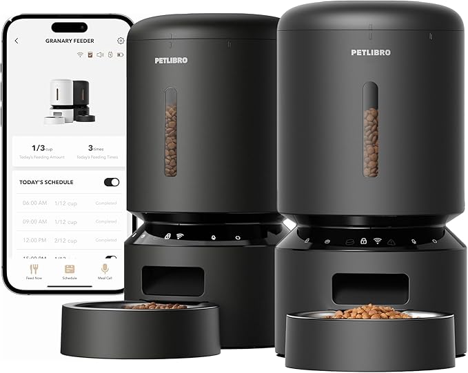 PETLIBRO Automatic Multiple Cats Feeder, 5G WiFi Automatic Dog Food Dispenser by PETLIBRO